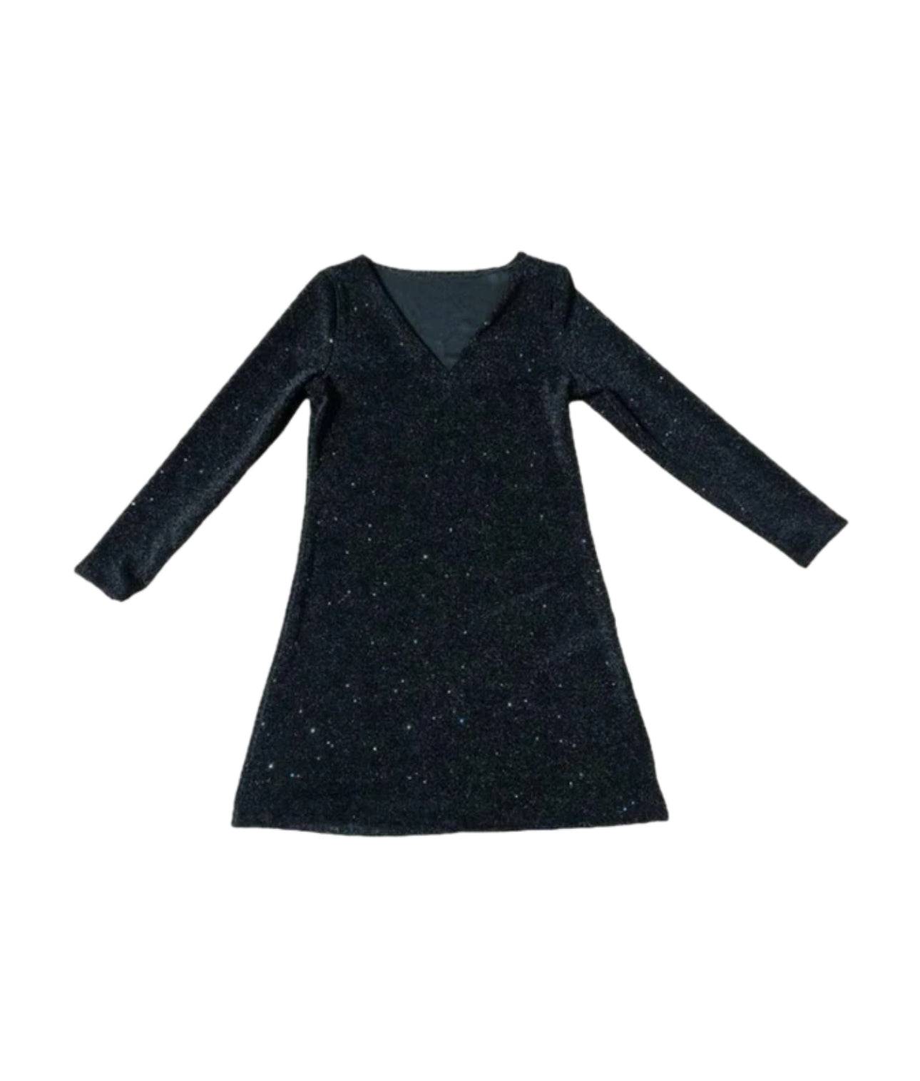 Robe à sequins pour femmes avec manches longues pour soirées et événements