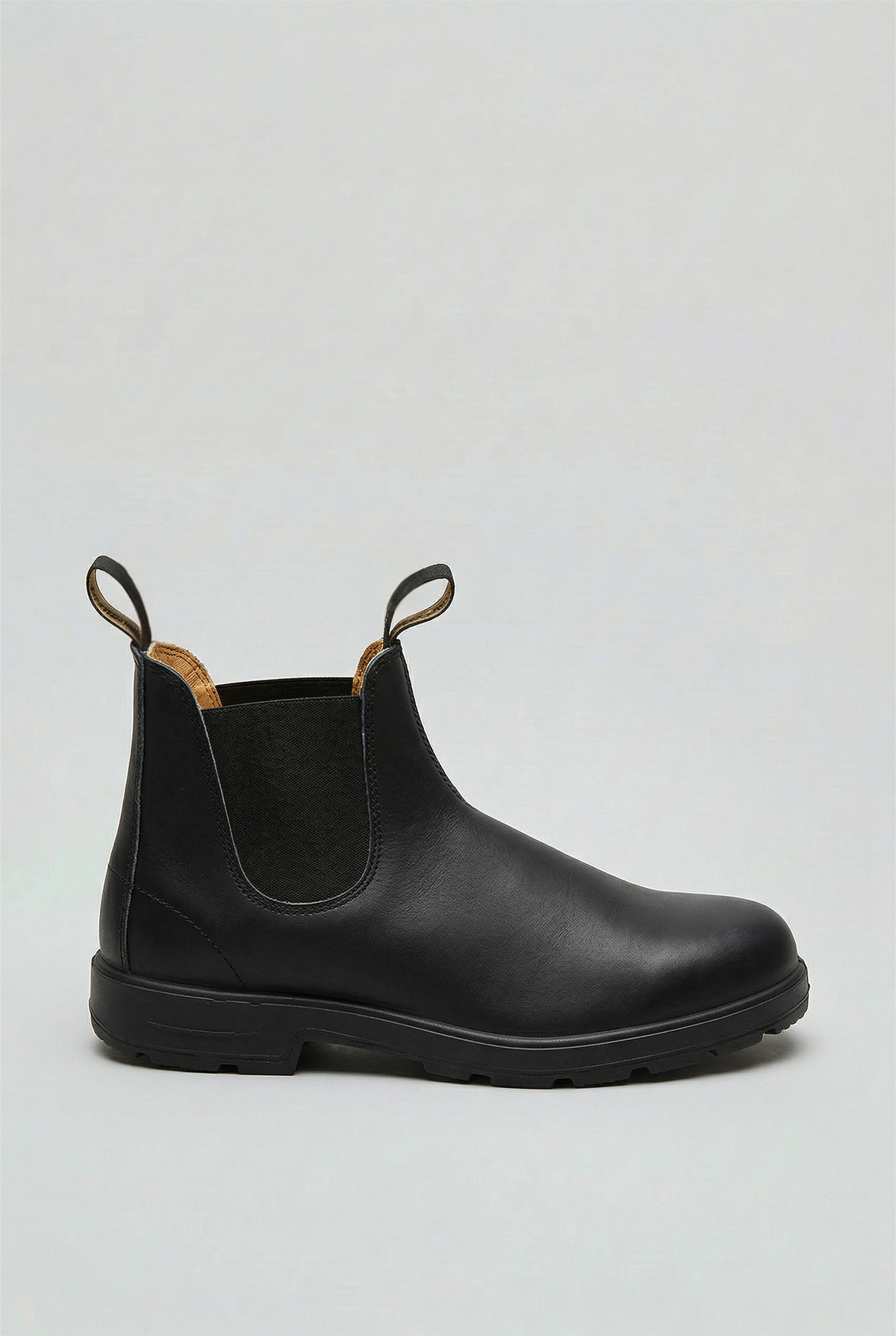 Classic Chelsea Boots with Elastic Side Panels and Pull Tabs for Men