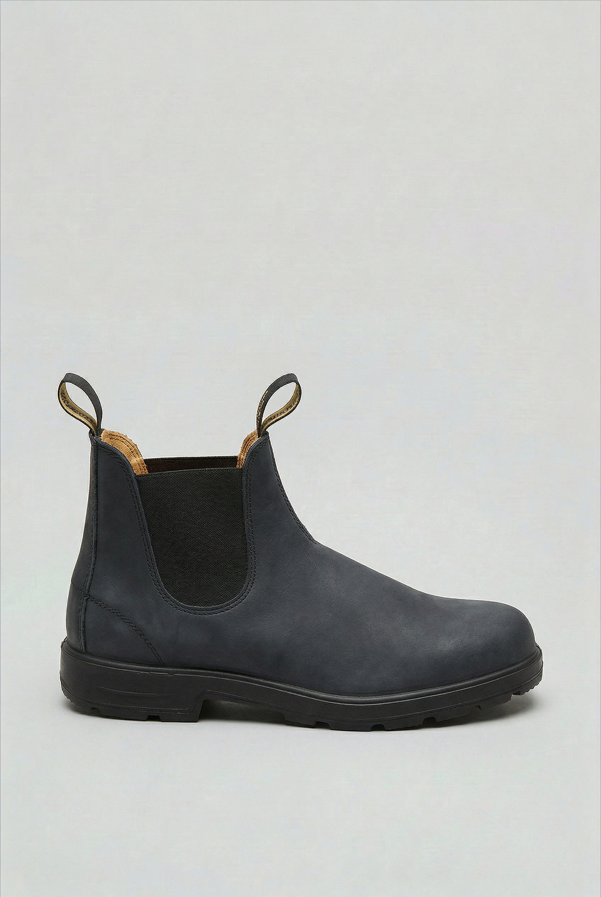 Classic Chelsea Boots with Elastic Side Panels and Pull Tabs for Men