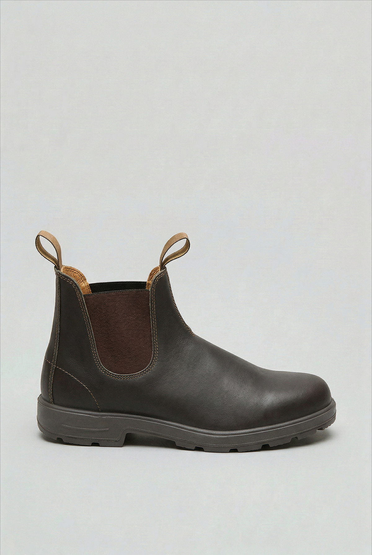 Classic Chelsea Boots with Elastic Side Panels and Pull Tabs for Men