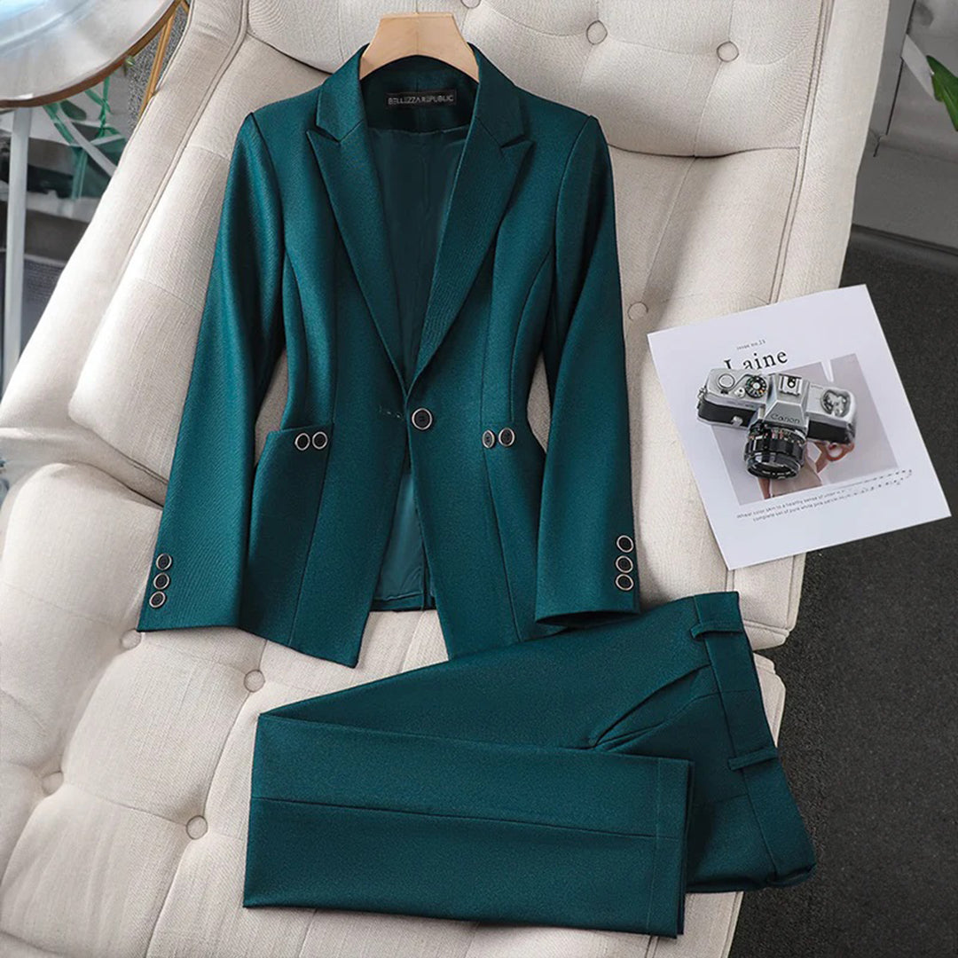 Stijlvol blazer- en broekpak voor dames - Chic mode