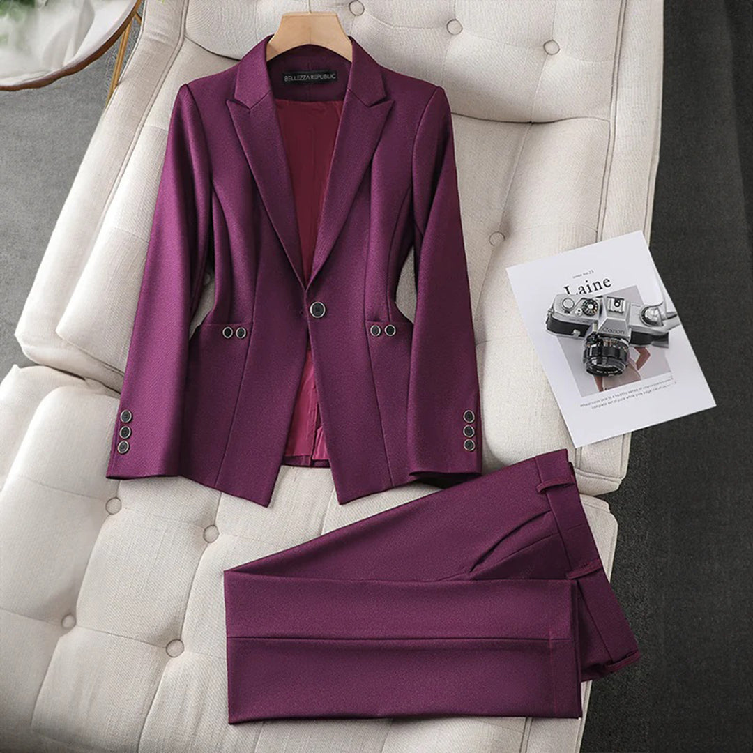 Stijlvol blazer- en broekpak voor dames - Chic mode