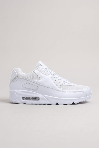 Air Cushion Sneakers with Lace Up Front and Padded Collar for Men