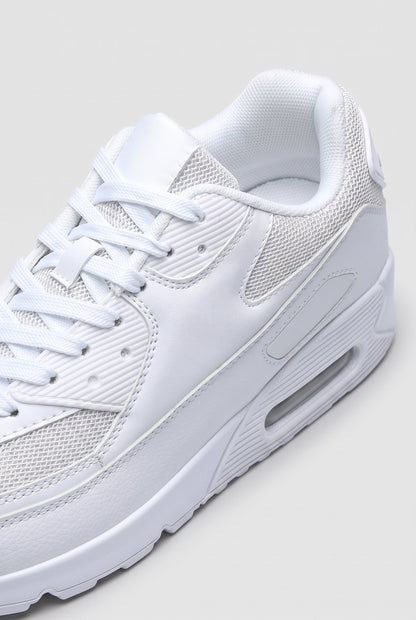 Air Cushion Sneakers with Lace Up Front and Padded Collar for Men