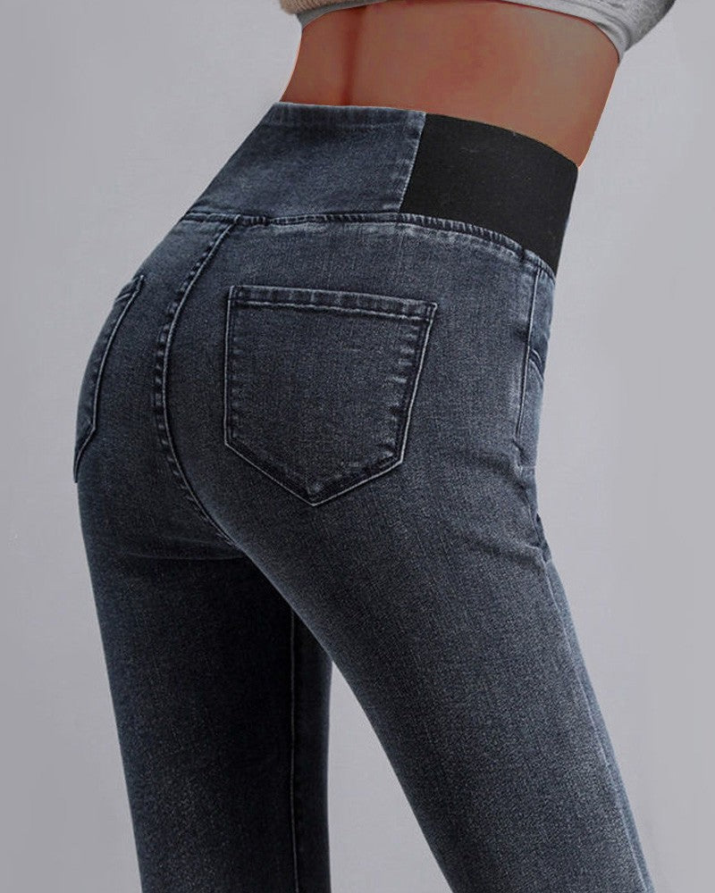 Leggings d'hiver chauds à taille haute confortables pour femmes