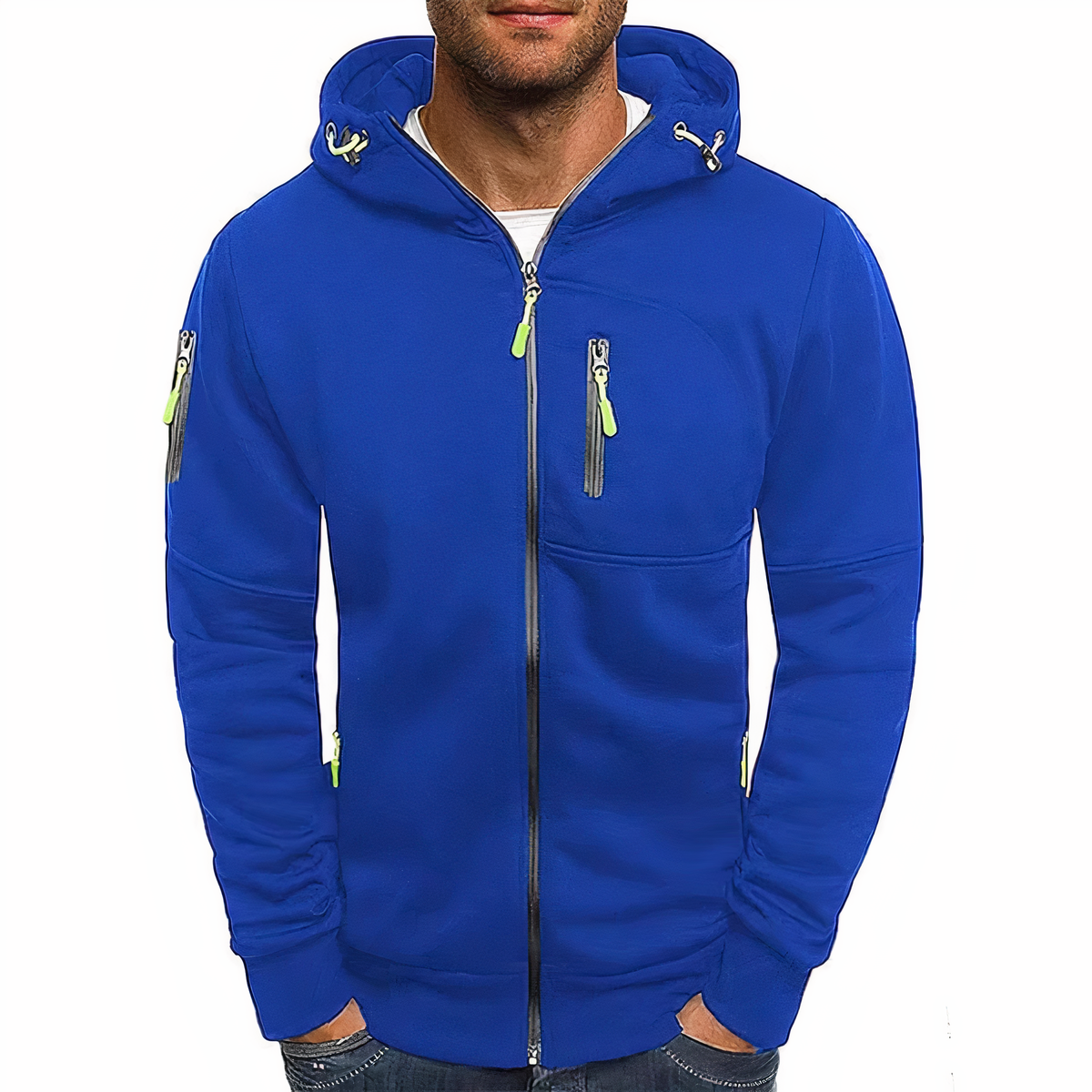 Hoodie élégant avec zip sophistiqué