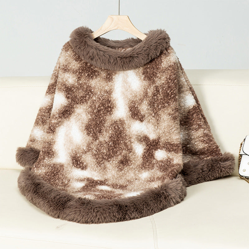 Oversized soft and comfortable blanket for elegant women