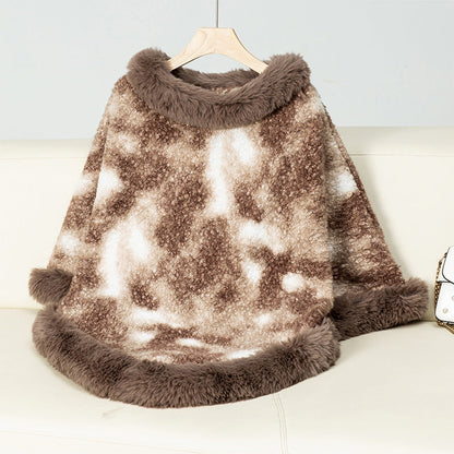 Oversized soft and comfortable blanket for elegant women