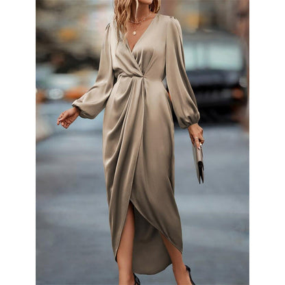 Robe maxi femme élégante au style raffiné et chic
