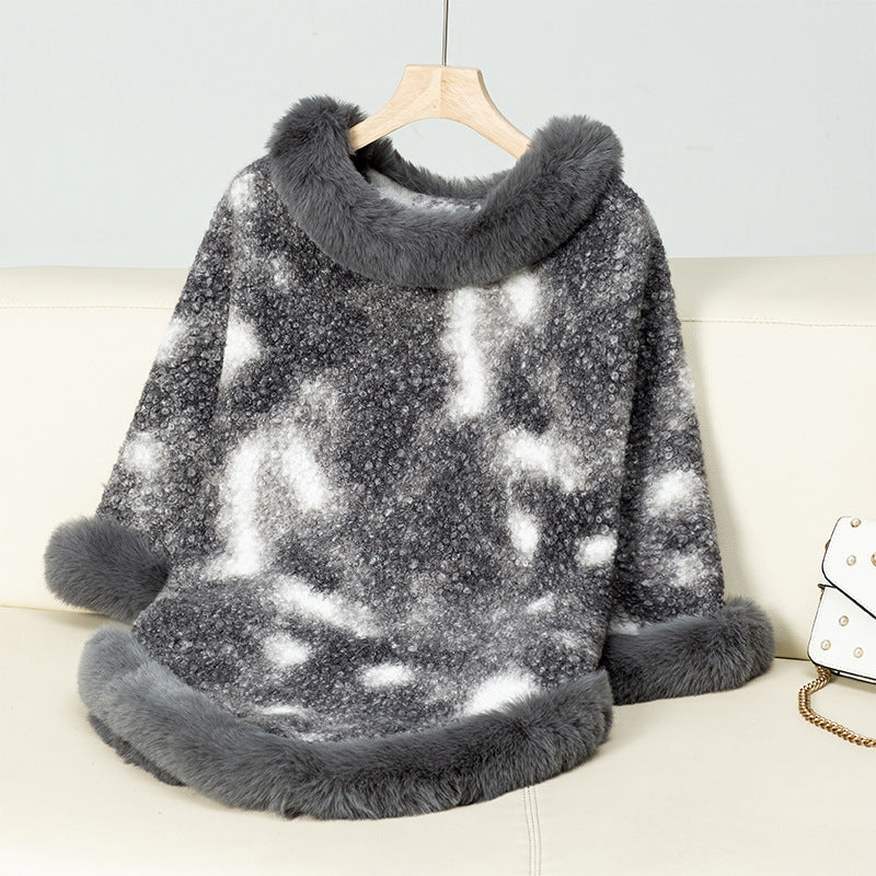 Oversized soft and comfortable blanket for elegant women