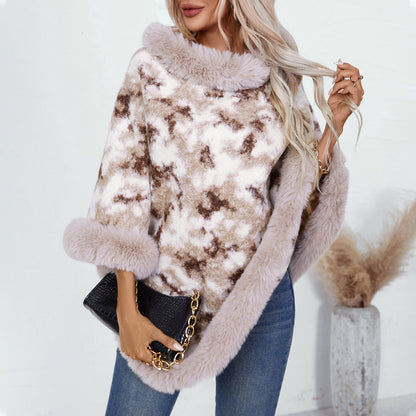 Oversized soft and comfortable blanket for elegant women