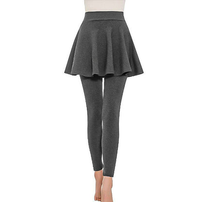 Leggings für Damen mit integriertem Rock im schicken Stil
