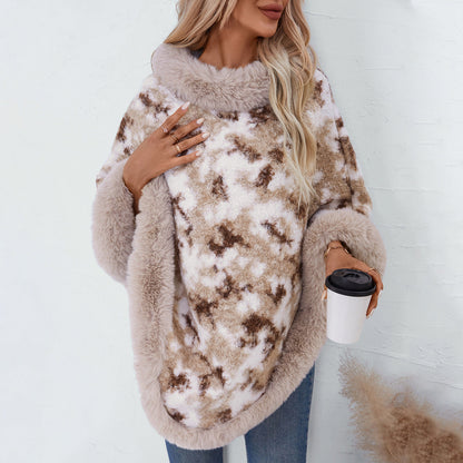Oversized soft and comfortable blanket for elegant women