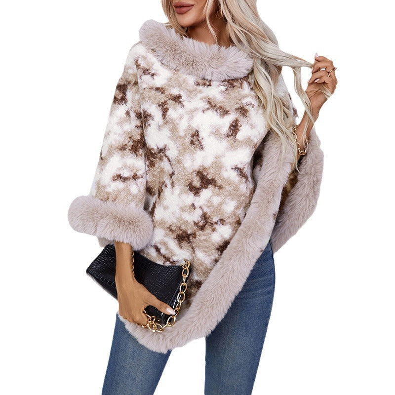Oversized soft and comfortable blanket for elegant women
