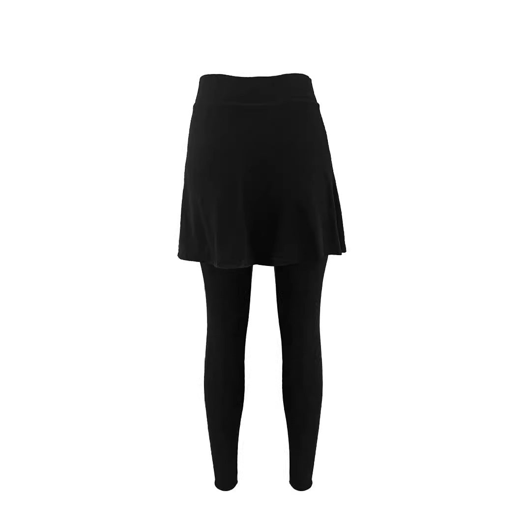 Leggings für Damen mit integriertem Rock im schicken Stil