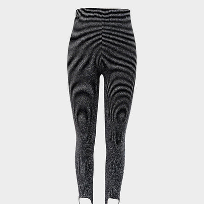 Leggings met zijopeningen en een slanke pasvorm