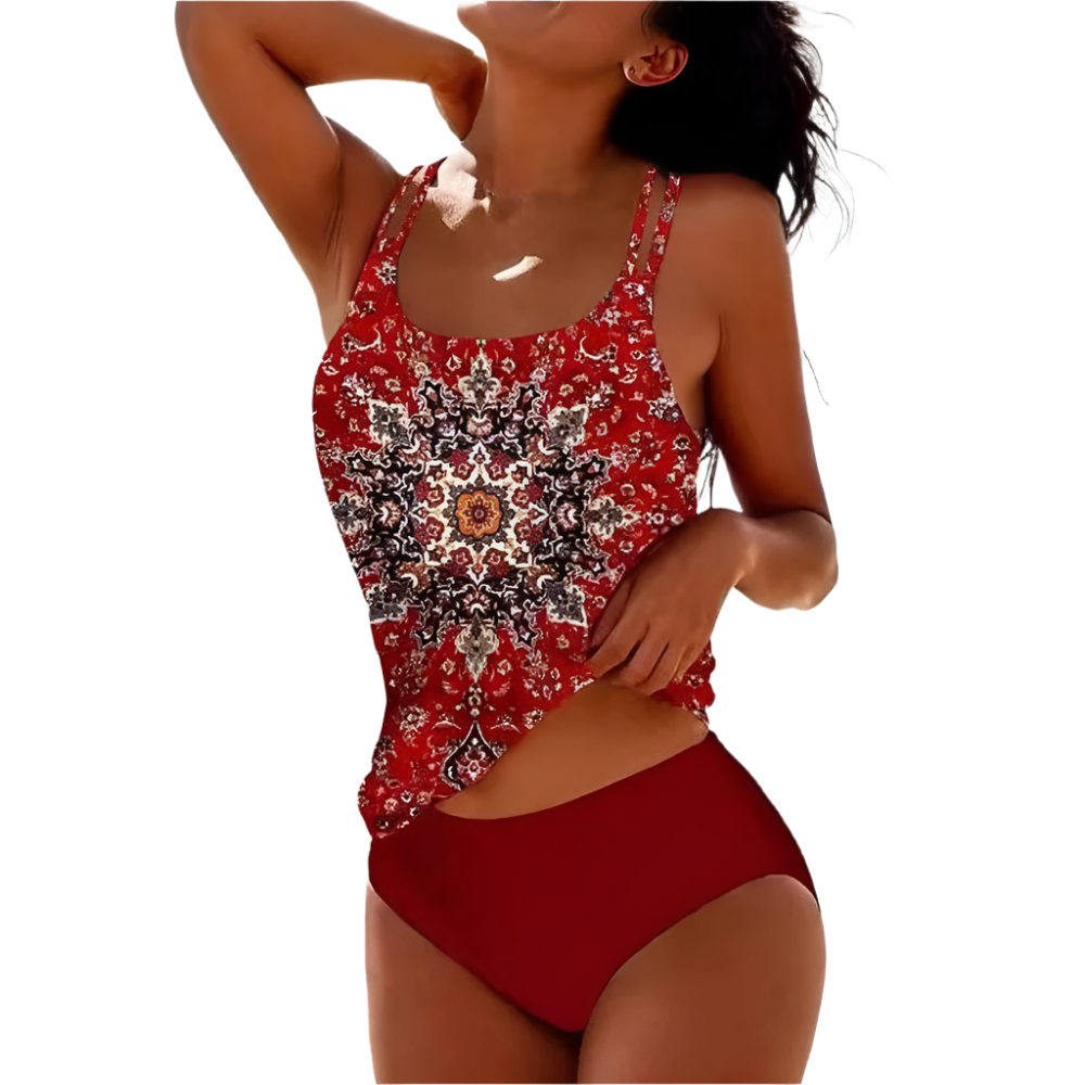 Tankini maillot de bain 1 pièce tendance pour femme pour l'été