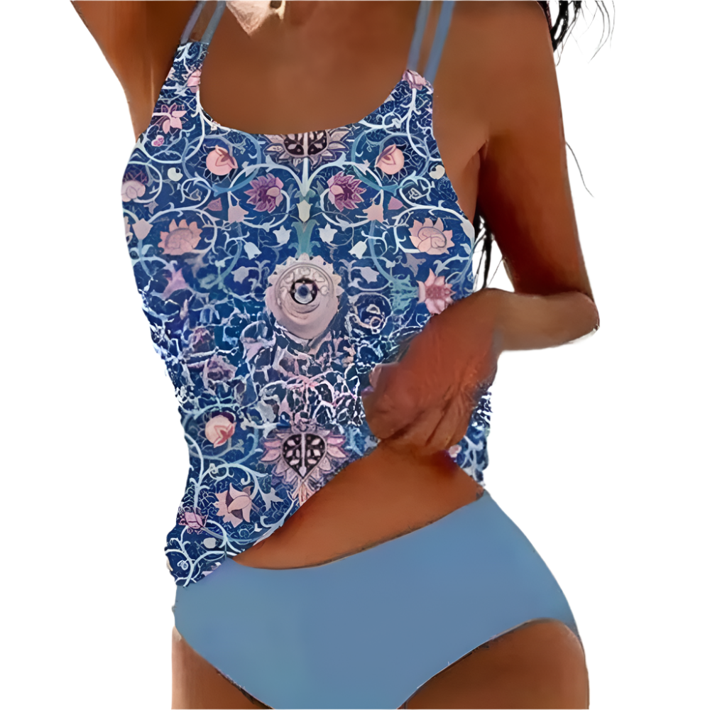 Tankini maillot de bain 1 pièce tendance pour femme pour l'été