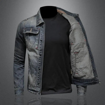 Veste en denim rétro chic et intemporelle