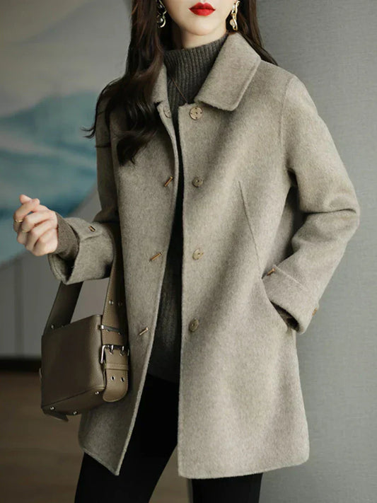Manteau Ajusté Chic en Laine