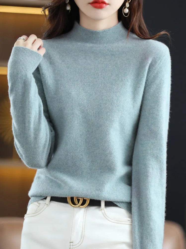 Pull en pure laine chic et intemporel