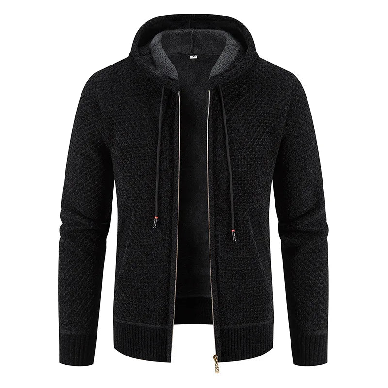 Gilet chic en tricot avec doublure en fleece