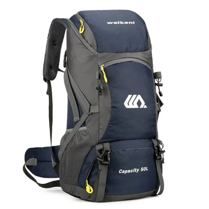 Zaino da trekking 50L impermeabile per campeggio e alpinismo