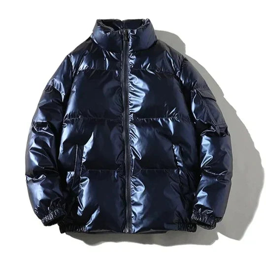 Puffer jacket élégante résistante au vent