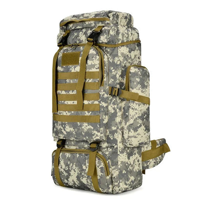 Sac à dos tactique 80L pour alpinisme randonnée camping trekking