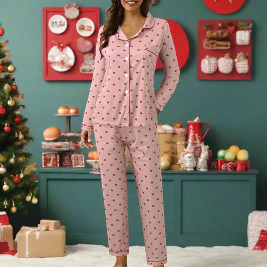 Ensemble de pyjama élégant pour couples chic