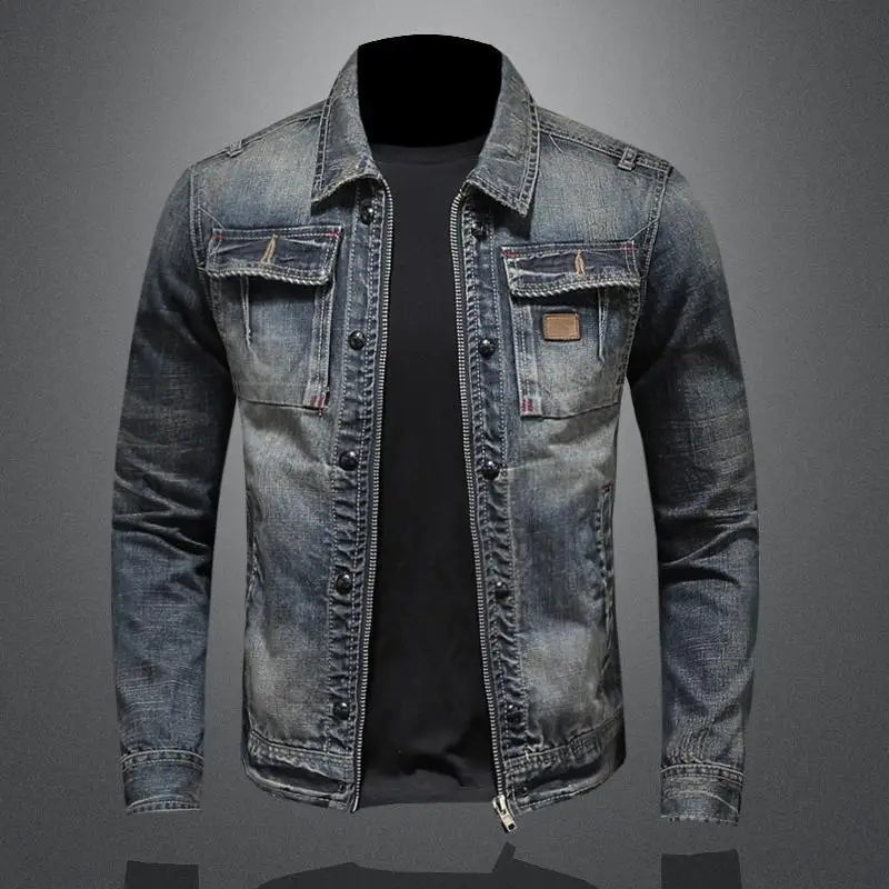 Veste en denim rétro chic et intemporelle