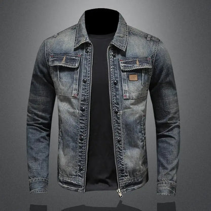 Veste en denim rétro chic et intemporelle