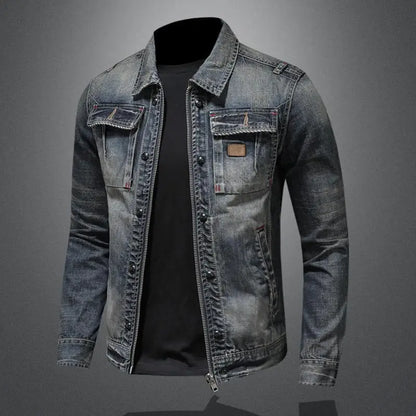 Veste en denim rétro chic et intemporelle