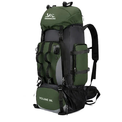 Zaino da trekking 90L spazioso e impermeabile per trekking