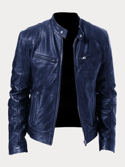 Veste en Cuir Premium Minimaliste