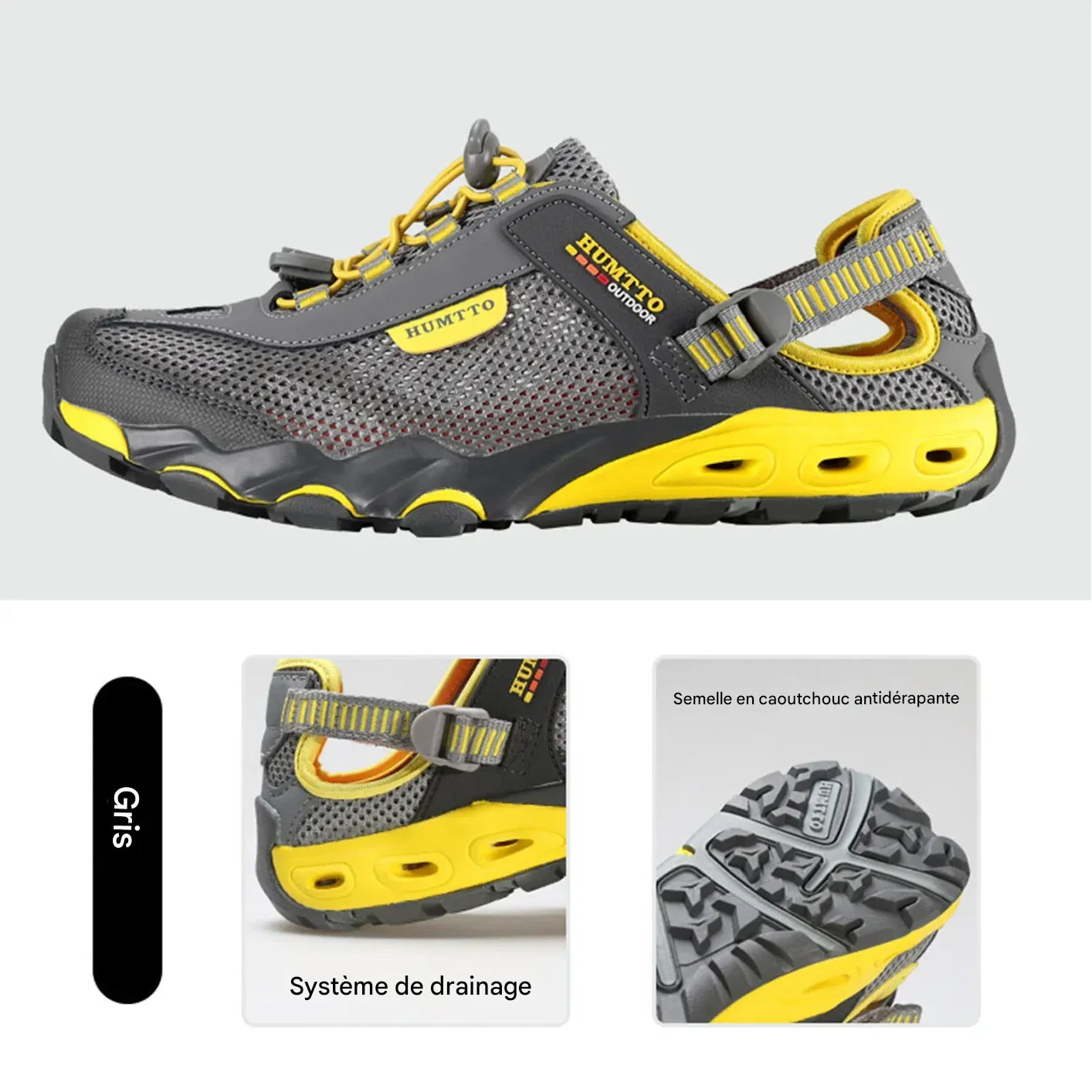 Ademende en comfortabele zomerse wandelschoenen voor heren