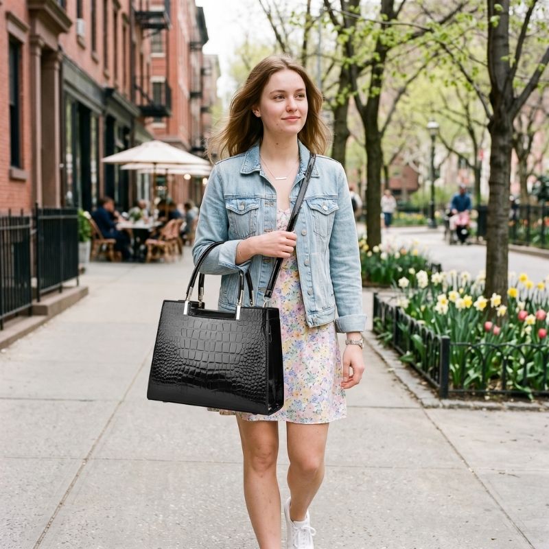 Sac à main scintillant élégant pour femmes tendance et moderne