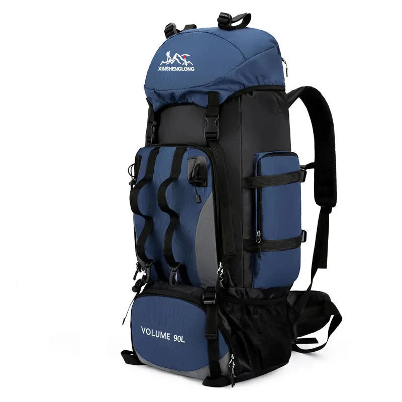 Sac à dos de randonnée 90L spacieux et imperméable pour trekking