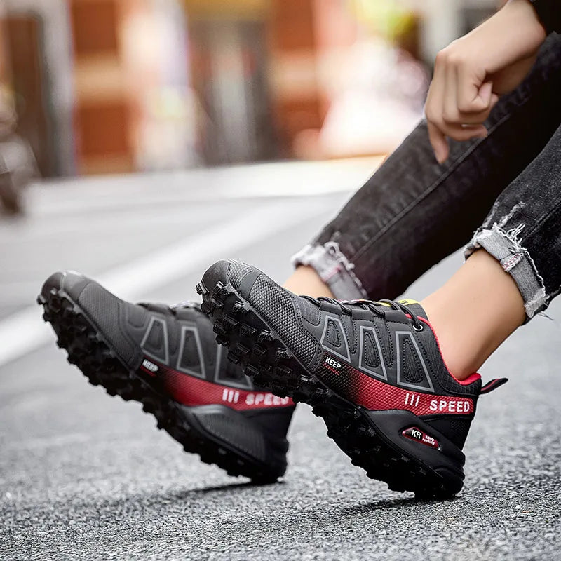 Taktische, rutschfeste und wasserdichte Wanderschuhe für Herren