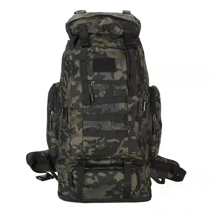 Tactische 80L rugzak voor bergbeklimmen, wandelen, kamperen en trekking