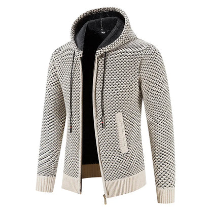 Gilet chic en tricot avec doublure en fleece
