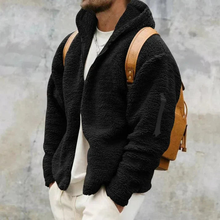 Veste Fleece Chic à Capuche Confortable