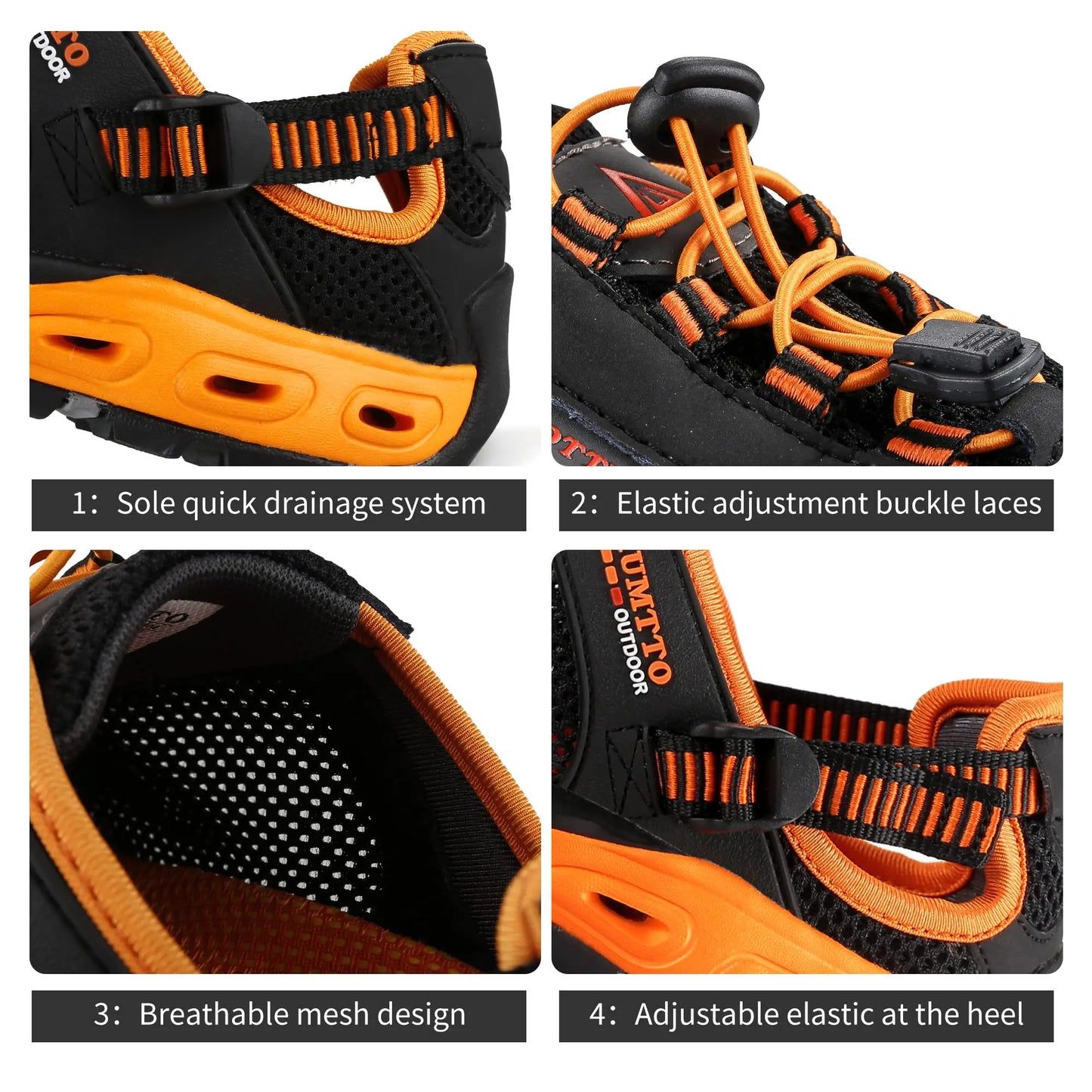 Ademende en comfortabele zomerse wandelschoenen voor heren