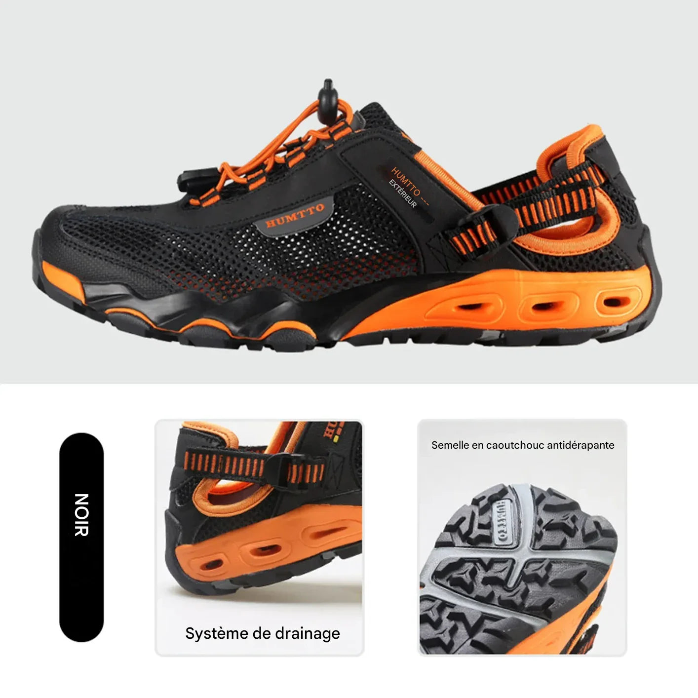 Ademende en comfortabele zomerse wandelschoenen voor heren