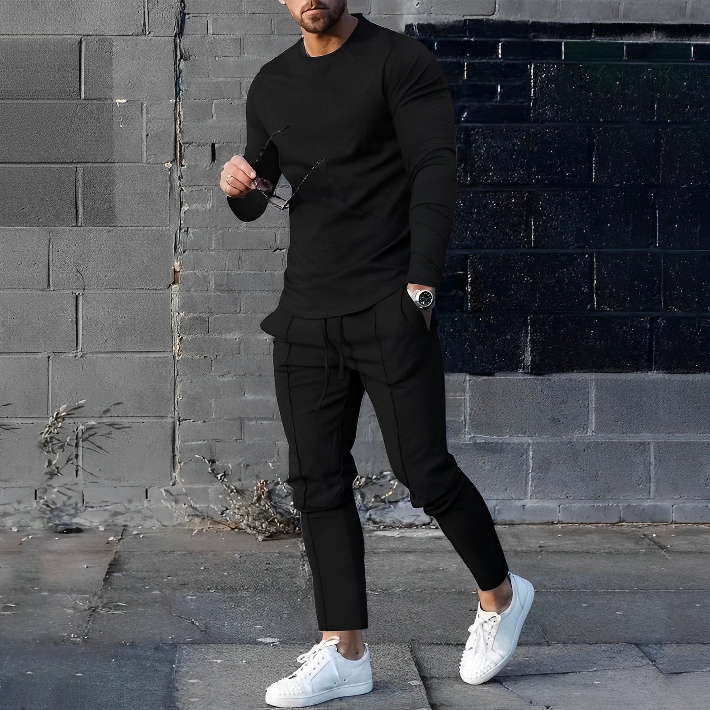 Ensemble jogging élégant et pantalon chic