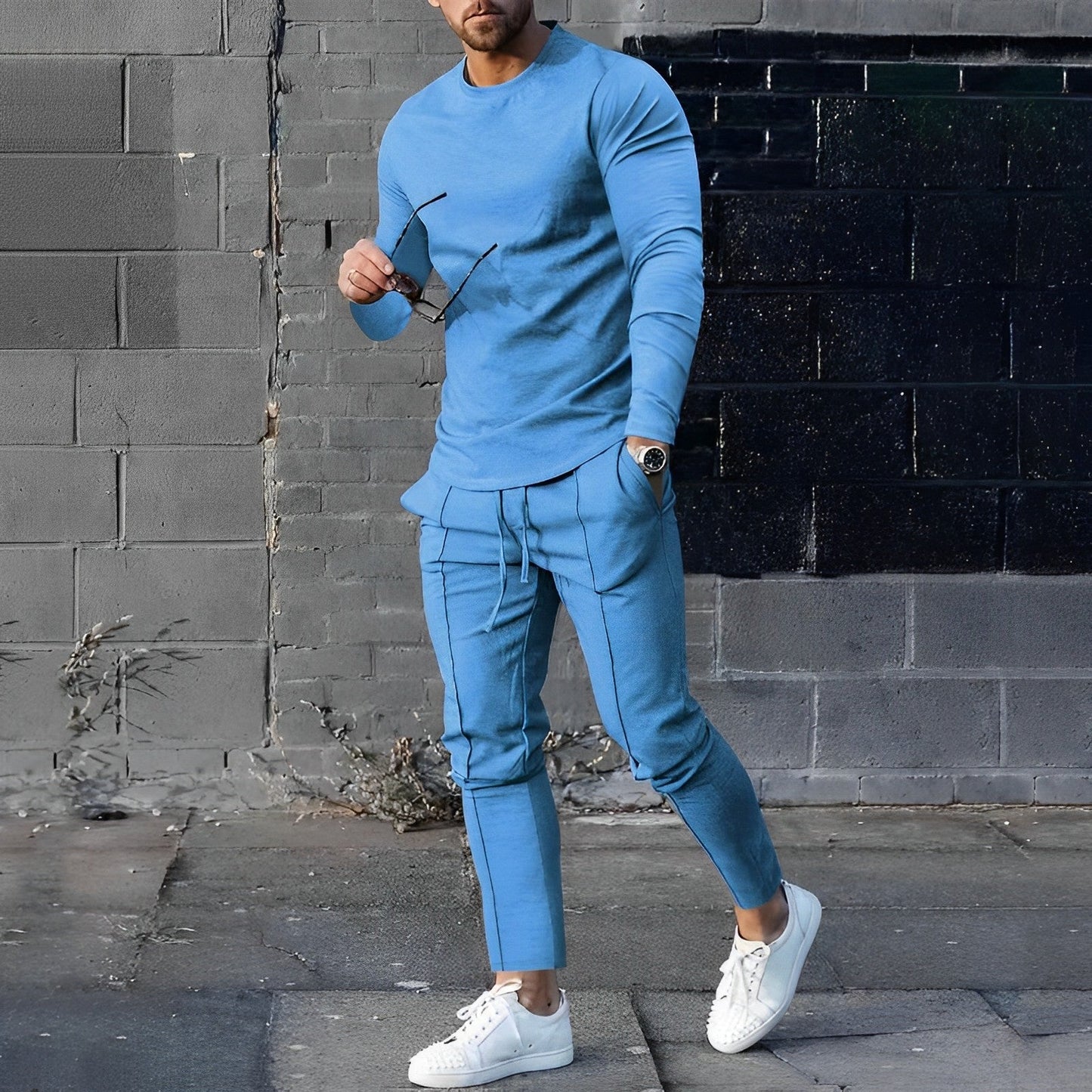 Ensemble jogging élégant et pantalon chic