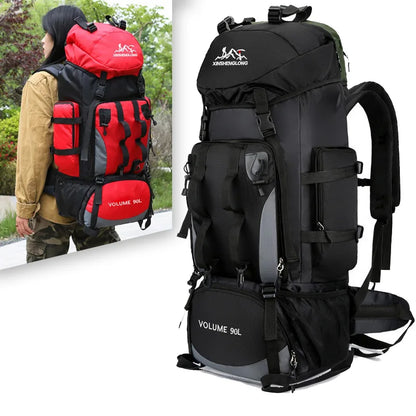 Sac à dos de randonnée 90L spacieux et imperméable pour trekking