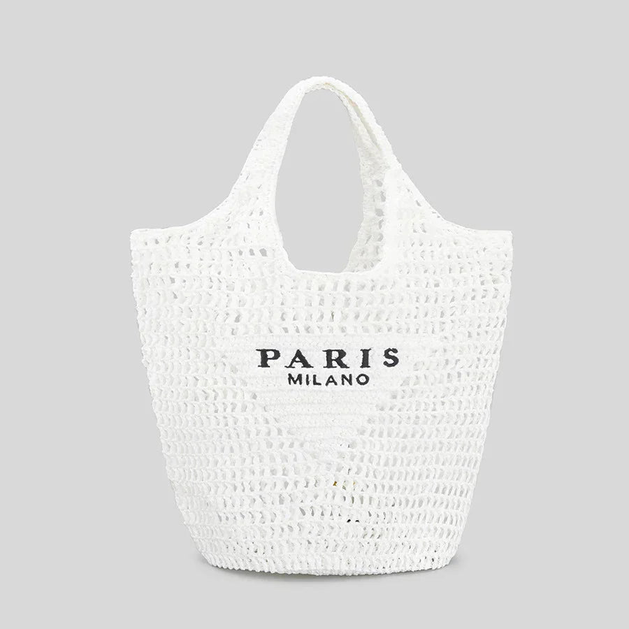 Sac tissé à la main avec impression Milano et design unique
