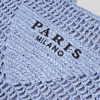 Sac tissé à la main avec impression Milano et design unique