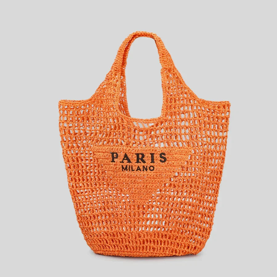 Sac tissé à la main avec impression Milano et design unique